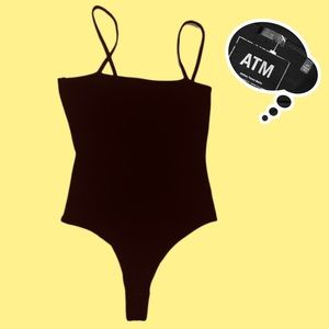 ATM black bodysuit